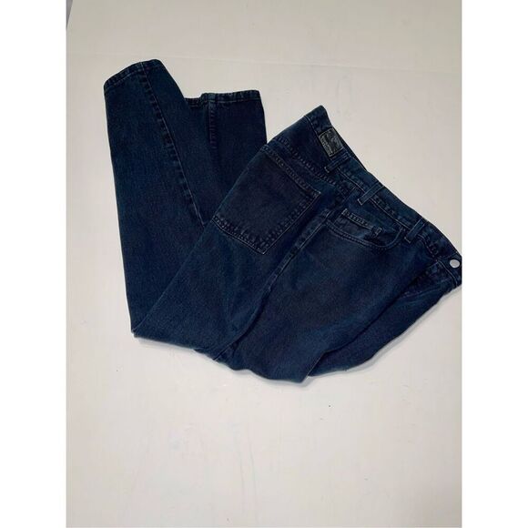 Vintage Levis SilverTab Jeans Mens 36x30 Black Dark Wash Loose Fit Baggy A5‎ - Picture 1 of 9
